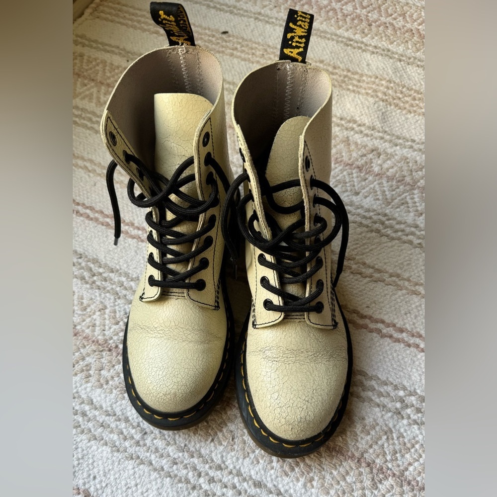Dr. Martens 1460 Pascal Putty + Grey US size 7 cristal suede - Picture 6 of 10